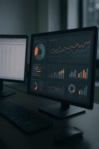 AI workflow dashboard transforming complex Excel reports into streamlined visual analytics AI workflow dashboard transforming complex Excel reports into streamlined visual analytics